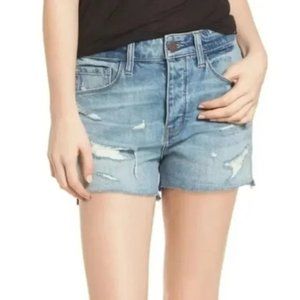 Treasure & Bond Foster Boyfriend High Rise Distressed Cutoff Shorts
